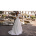 Strapless Ivory Ruched Organza Stunning Wedding Dress